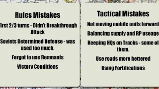 Strategy and Rules Mistakes