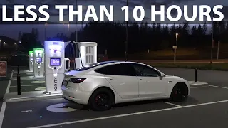 Tesla Model 3 Performance 1000 km challenge in Norway