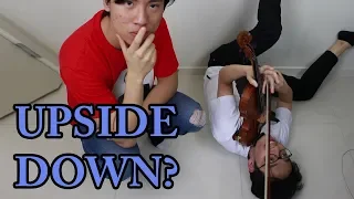Play Violin Upside Down (Ling Ling Meme Meme Workout)