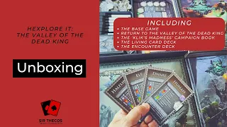 Unboxing | HEXplore It: The Valley of the Dead King