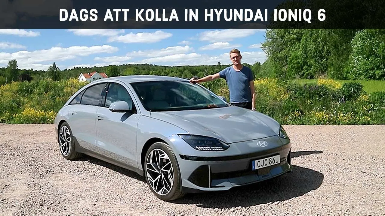 Kollar in Hyundai Ioniq 6 - exteriört och interiört