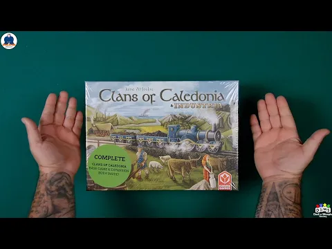 UNBOXING - CLANS OF CALEDONIA (2025 Edition) + INDUSTRIA (Expansion) - Board Games - #indabox