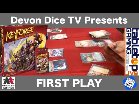 Tabletop Gaming Live Keyforge Play-through and Review By Joel Wright