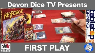 Tabletop Gaming Live Keyforge Play-through and Review By Joel Wright