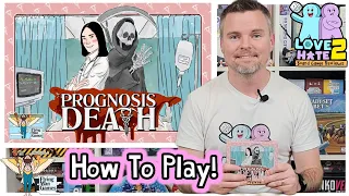 How To Play Prognosis Death From Flying Man Games | Love 2 Hate #boardgamereview #boardgames