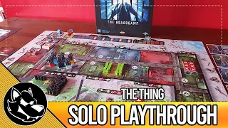 The Thing the Board Game | Solo Playthrough and Review |
