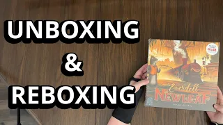 Everdell: Newleaf Expansion - Board Game Unboxing & Reboxing - What's Inside the box?