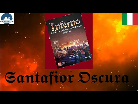Playthrough (ITA) | INFERNO, Gmt games | Santafior oscura | Winter Quartering