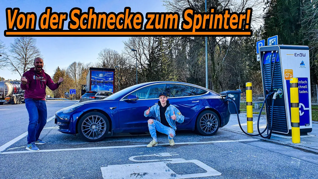 Nach Lade-Flop: Tesla Model 3 SR+ mit Software Update 3x schneller!