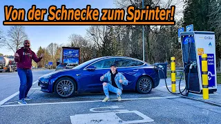 Nach Lade-Flop: Tesla Model 3 SR+ mit Software Update 3x schneller!