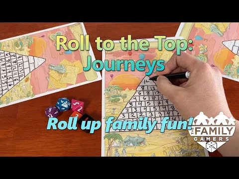 Roll dice for family fun in Roll to the Top: Journeys