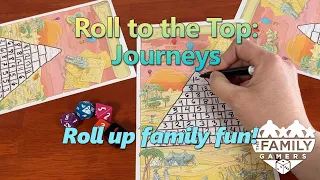 Roll dice for family fun in Roll to the Top: Journeys