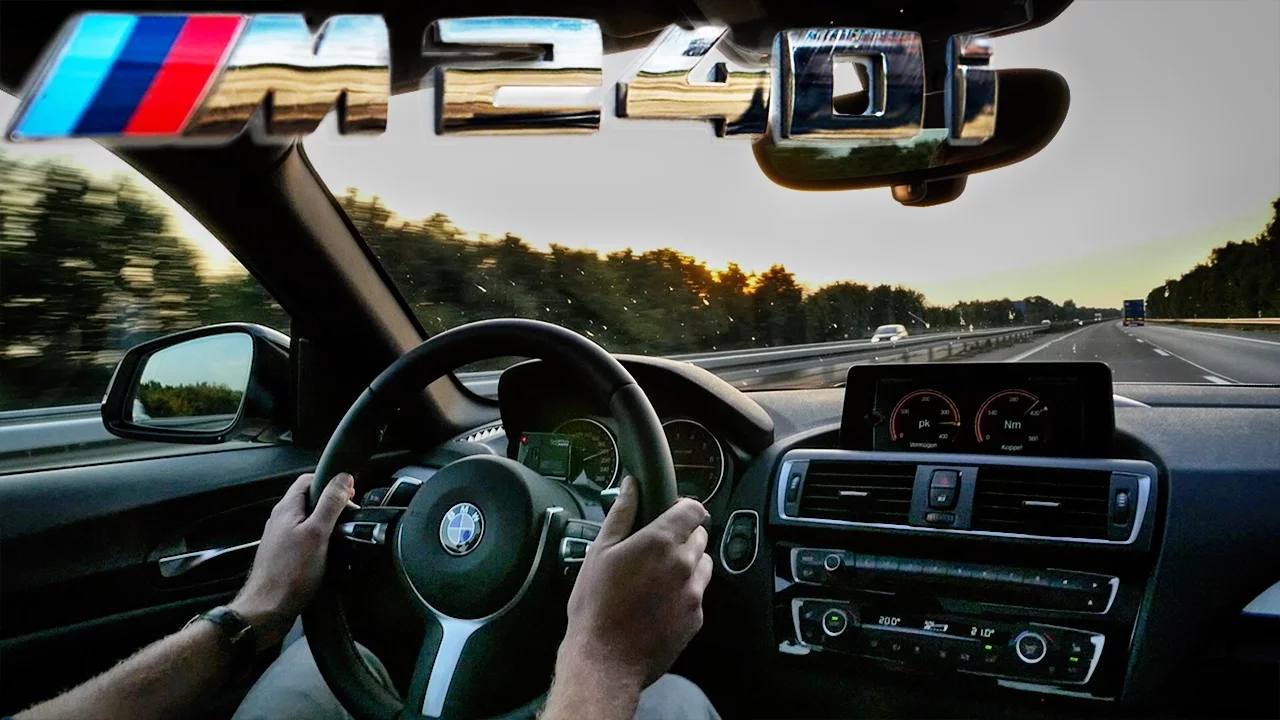 BMW 2 Series M240i 2017 AutoBahn TOP SPEED Drive OnBoard Sound