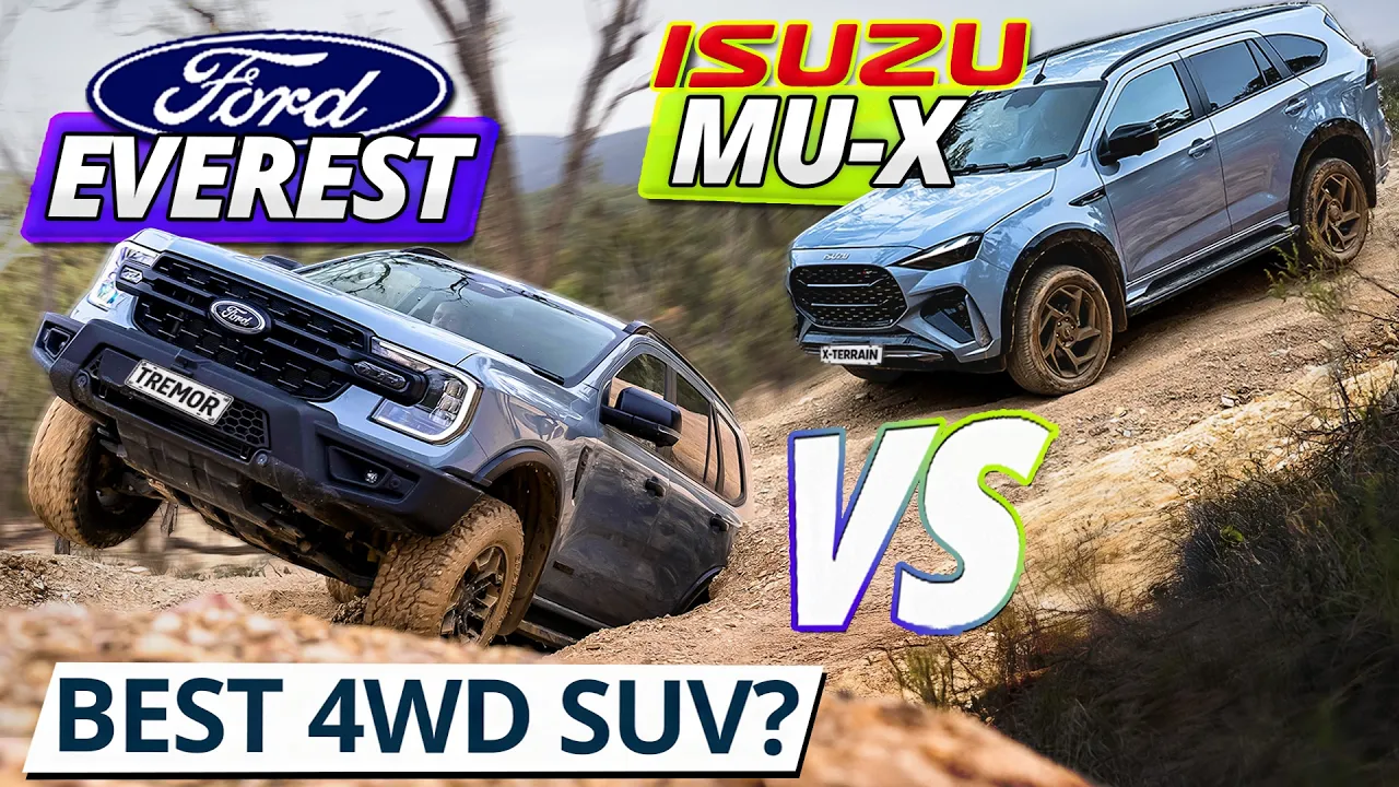 Ford Everest Tremor vs Isuzu MU-X Terrain | Best 4WD SUV for $80k in 2026