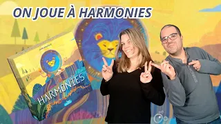 { Règles Et Partie } ON JOUE À HARMONIES | Jeu De Société | Libellud