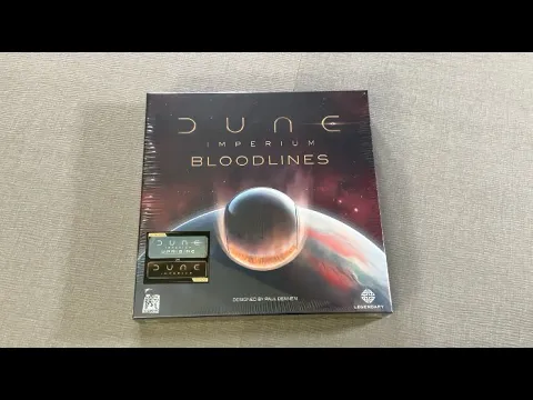 The Discriminating Gamer: Dune: Imperium - Bloodlines unboxing with Ray