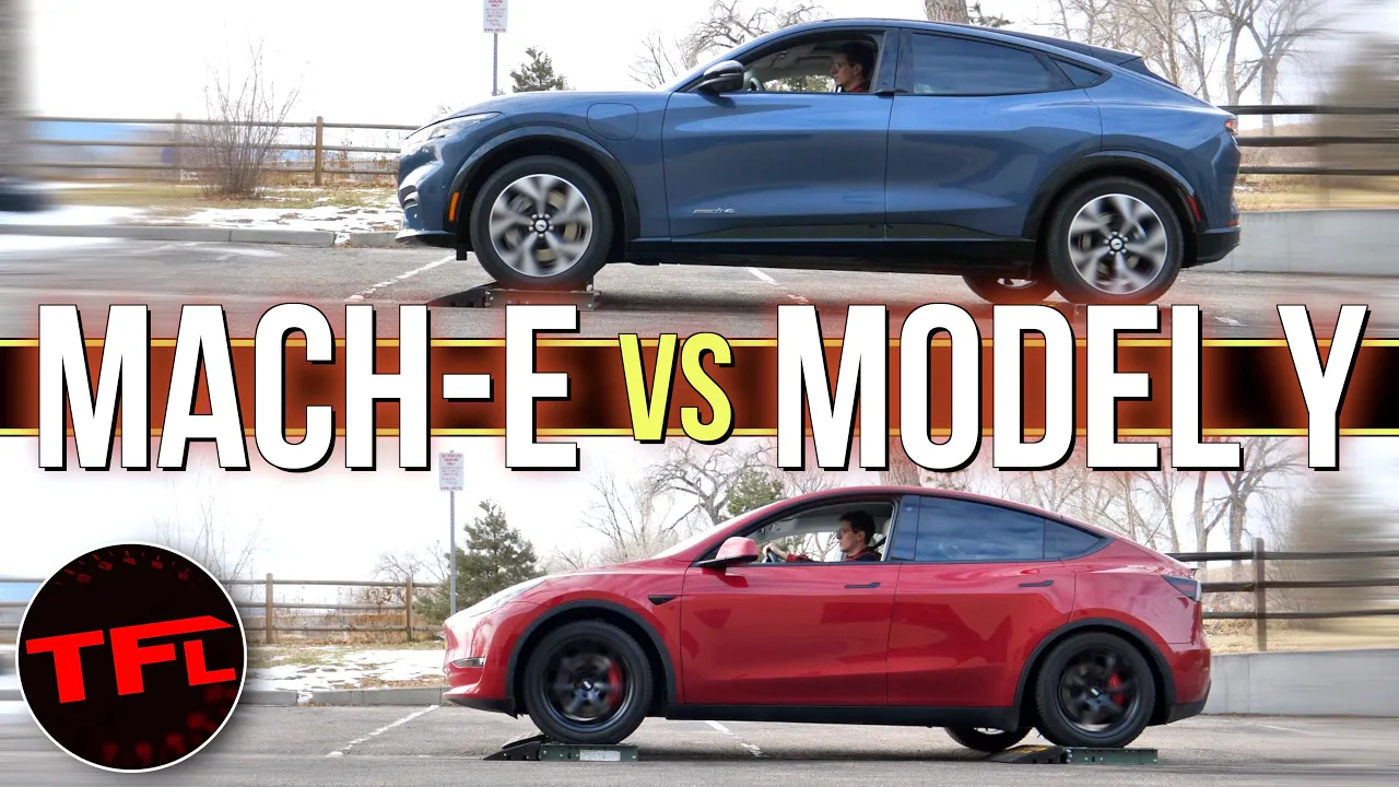 Does Ford Build A Better All-Wheel Drive EV Than Tesla? I Slip Test The Mach-E And Model Y!