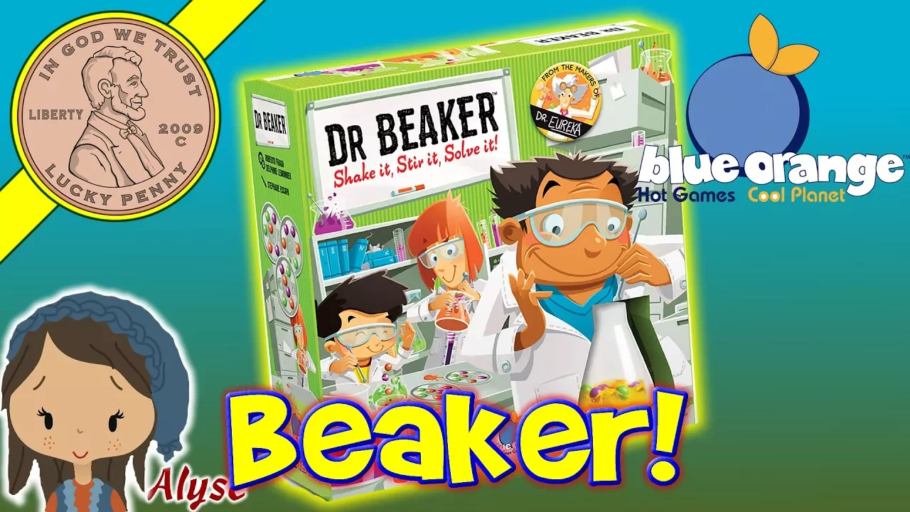 How To Play Play Dr Beaker Family Game - Shake It - Stir It - Solve It! - Blue Orange Games