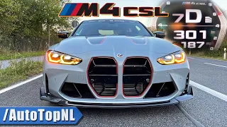 BMW M4 CSL | 0-100 100-300 1/4 MILE POV SOUND & DRIFT by AutoTopNL