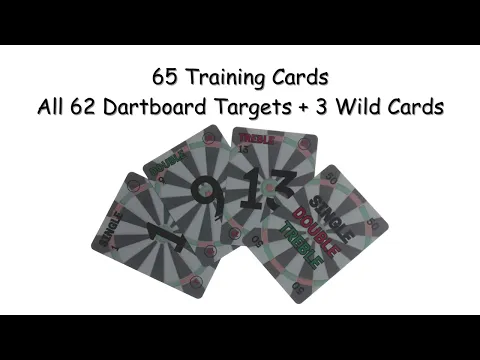 Treble 1 Cards - Strategic Dart Training System