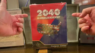 Unboxing 2040 An American Insurgency from Compass Games