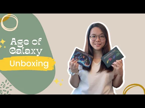[中策] Age of Galaxy Unboxing | 桌遊開箱
