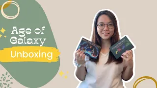 [中策] Age of Galaxy Unboxing | 桌遊開箱