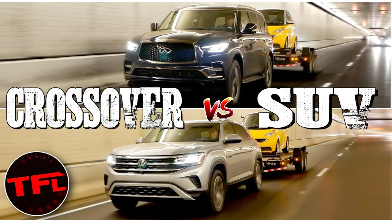 Crossover vs SUV vs the IKE GAUNTLET World's Toughest Towing Test: The Difference May Surprise You!