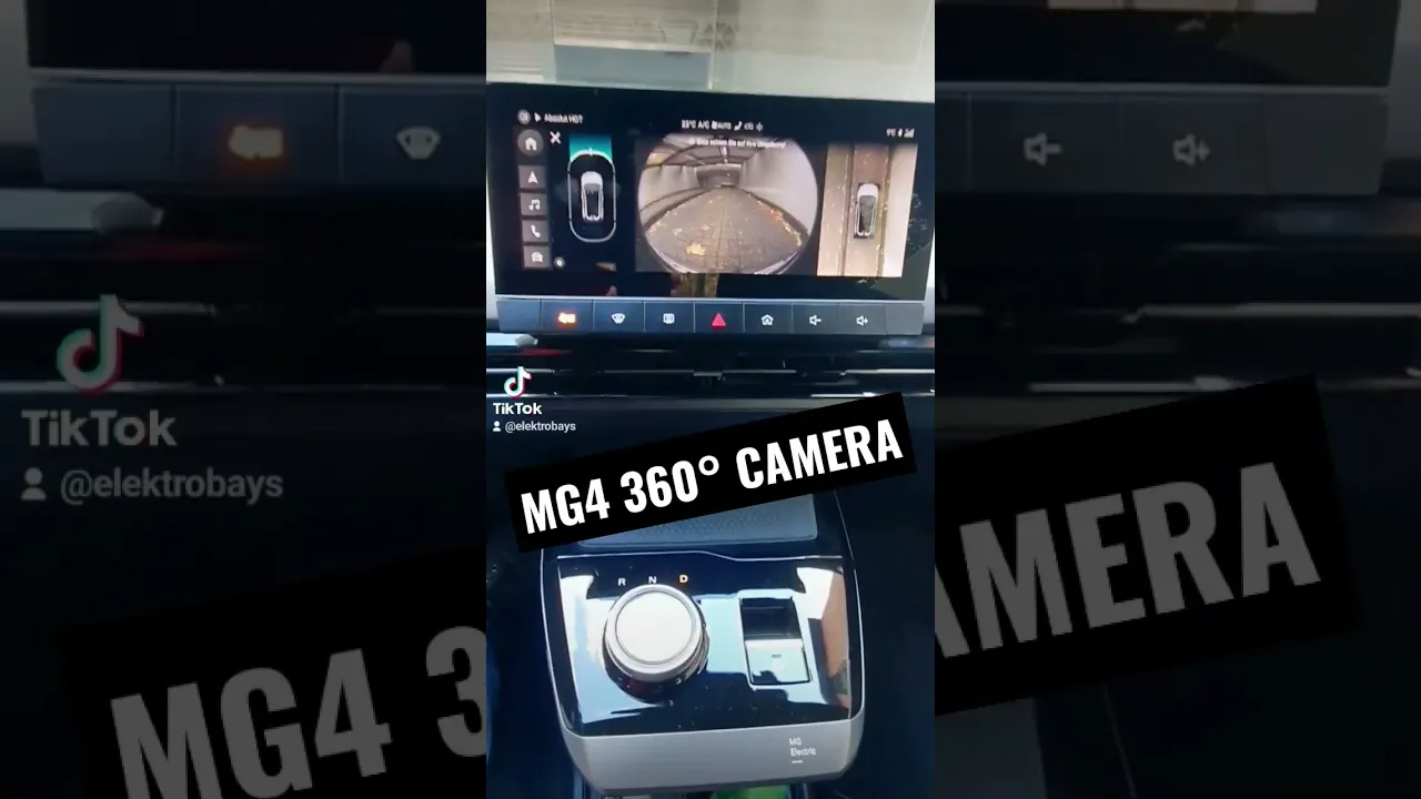 Elektroauto MG4 360° Kamera in der Garage #shortvideo #mg4