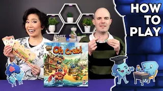 Oh Crab - How to Play Board Game with Stella and Tarrant.