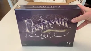 Pax Pamir Second Edition Unboxing + Metal Coins