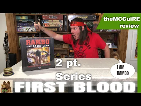 RAMBO THE BOARD GAME Unboxing and Review