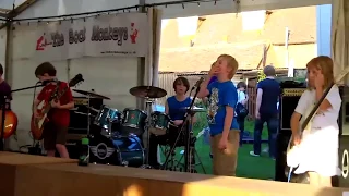 Enter Sandman Metallica by The Mini Band  8 to 10 years old
