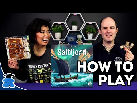 Saltfjord - How to Play. Board Game Tutorial.