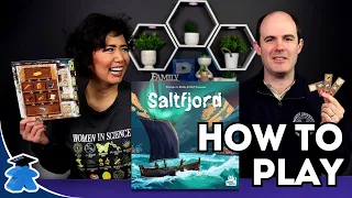 Saltfjord - How to Play. Board Game Tutorial.