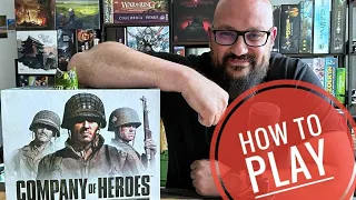 Company of Heroes board game- how to play (painted miniatures!)