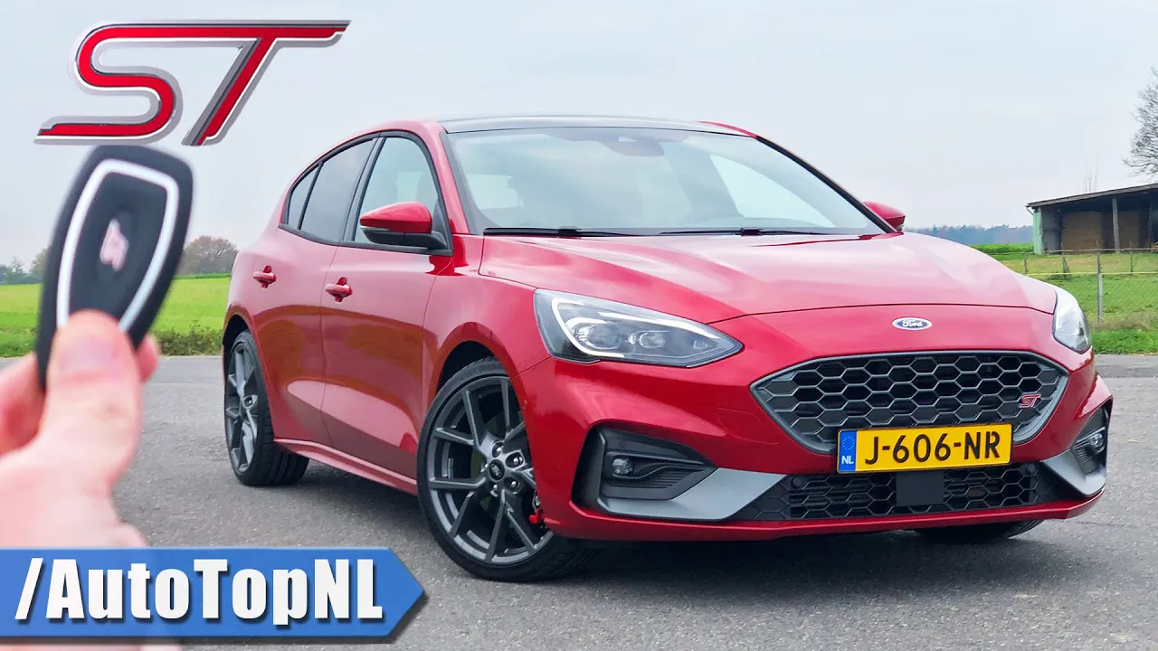 2021 Ford Focus ST *AUTOMATIC* REVIEW on AUTOBAHN [NO SPEED LIMIT] by AutoTopNL