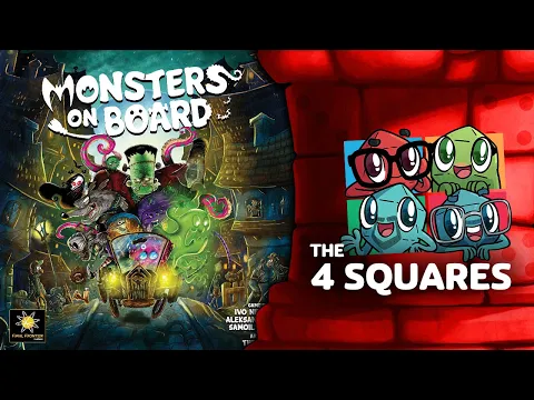 The 4 Squares Review  - Monsters on Board