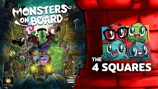 The 4 Squares Review - Monsters on Board