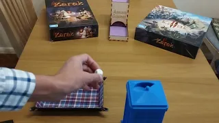 Karak II 2 dice distancing #boardgame #tabletop AmassGames #bgg #games #kids #game #board