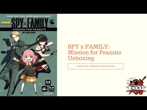 SPY x FAMILY: Mission for Peanuts Board Game Unboxing