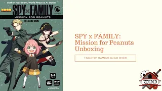SPY x FAMILY: Mission for Peanuts Board Game Unboxing