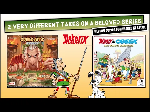 Caesar’s Empire & The Big Adventure: Asterix & Obelix The Board Game(s) Review