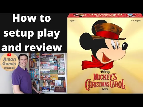 #disney Mickey's Christmas how to play co-operative children's #boardgame #gametok #party AmassGames