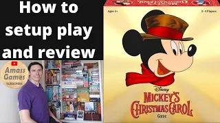 #disney Mickey's Christmas how to play co-operative children's #boardgame #gametok #party AmassGames