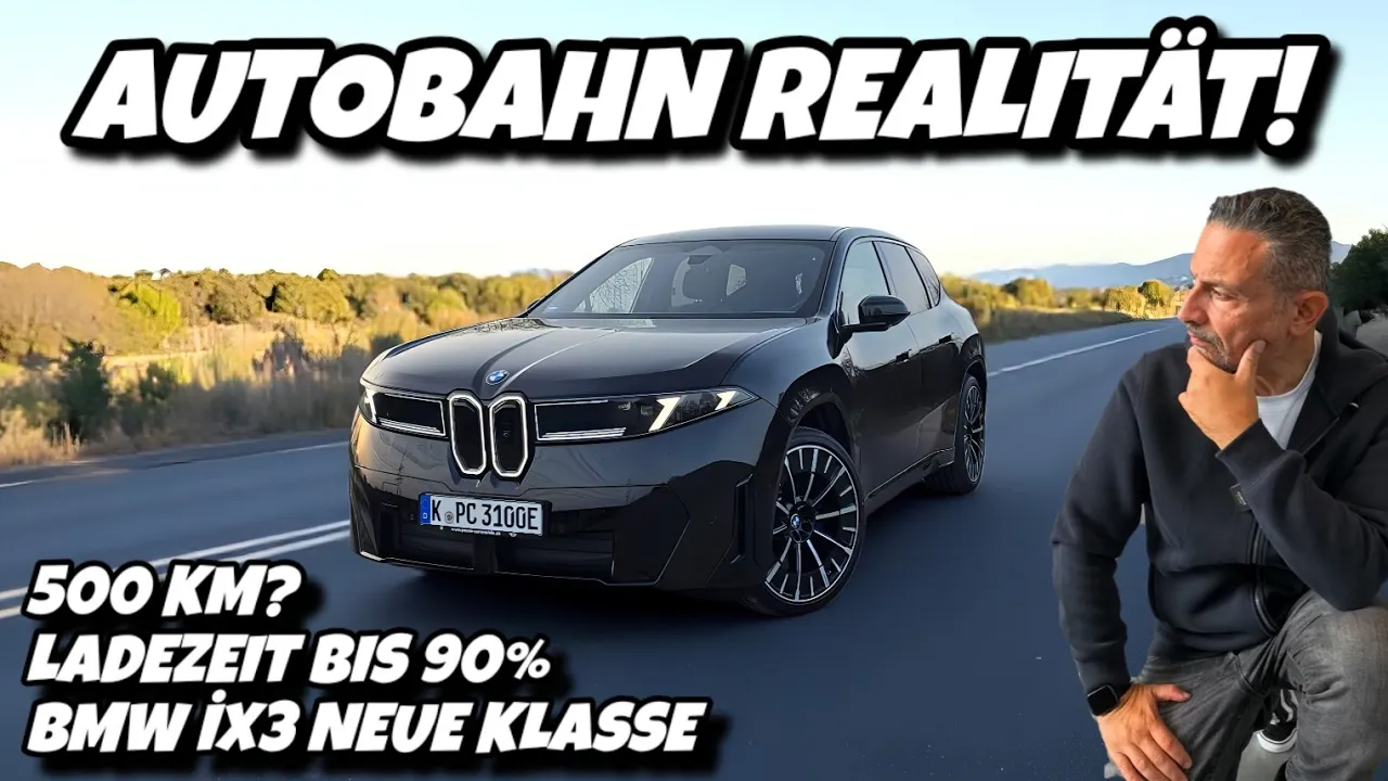 BMW iX3 Neue Klasse: Der erste Autobahn-Realtest! Reichweite & Laden #ev