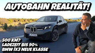 BMW iX3 Neue Klasse: Der erste Autobahn-Realtest! Reichweite & Laden #ev