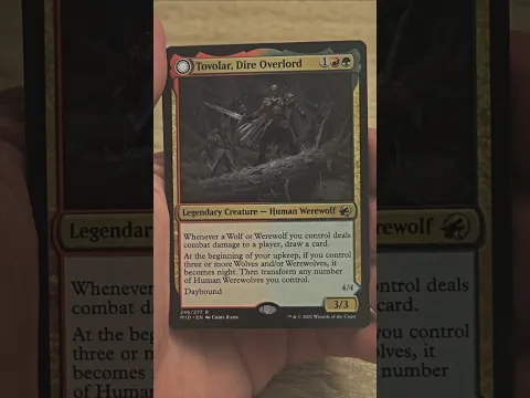 MTG Innistrad Midnight Hunt Draft Booster unboxing #magic #mtg #unbox #rozpakowywanie #gryplanszowe