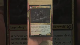 MTG Innistrad Midnight Hunt Draft Booster unboxing #magic #mtg #unbox #rozpakowywanie #gryplanszowe