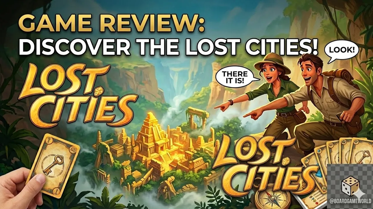 LOST CITIES board game @boardgameworld